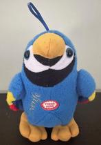 Knuffel van een papegaai, met geluid, zgan (Sp258), Kinderen en Baby's, Ophalen of Verzenden, Zo goed als nieuw, Overige typen