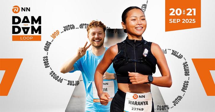 2x tickets for the Dam tot Damloop 10 mile - start 14:15, Tickets en Kaartjes, Sport | Overige, Twee personen, September
