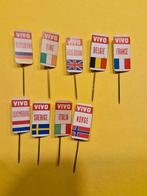 Sp 1098 Vintage VIVO Landen Speldjes Collectie, Verzamelen, Ophalen of Verzenden, Gebruikt, Stad of Land, Speldje of Pin