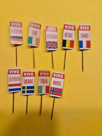 Sp 1098 Vintage VIVO Landen Speldjes Collectie beschikbaar voor biedingen