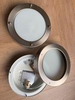 2x Gamma Lublin Chroom Plafondlamp 19cm, Ophalen, Gebruikt, Metaal