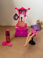 Barbie kapsalon met Barbie, Gebruikt, Ophalen of Verzenden, Barbie