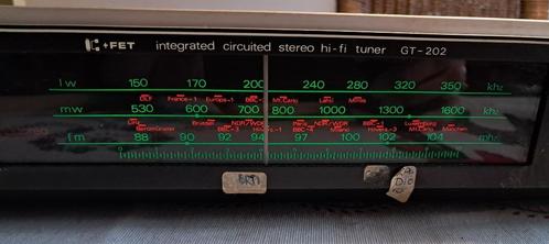 Teleton tuner GT-202 - vintage radio, Audio, Tv en Foto, Tuners, Zo goed als nieuw, Analoog, Ophalen of Verzenden