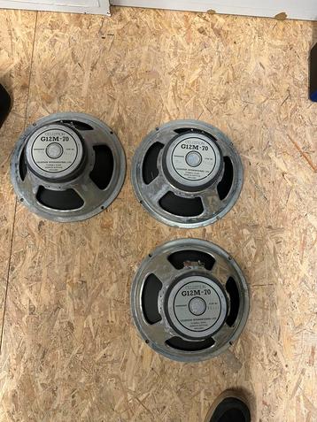 3x Celestion G12M-70 beschikbaar voor biedingen
