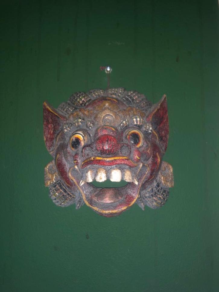Indonesisch Demonenmasker, Antiek en Kunst, Kunst | Niet-Westerse kunst, Ophalen of Verzenden