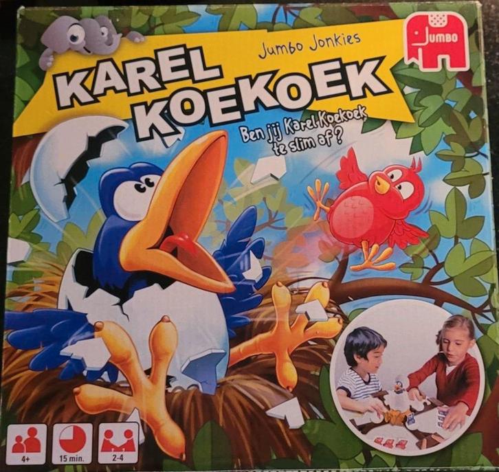Karel Koekoek, Hobby en Vrije tijd, Gezelschapsspellen | Bordspellen, Zo goed als nieuw, Drie of vier spelers, Ophalen