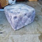 Chesterfield club fauteuil jeans blauw + GRATIS BEZORGD, Huis en Inrichting, Chesterfield, Gebruikt, Leer, Ophalen of Verzenden