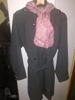 Winterjas dames met sjaal, Ophalen of Verzenden, Zo goed als nieuw, Maat 46/48 (XL) of groter, Grijs