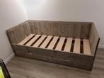 Bedbank grey wash € 275,- direct op voorraad, Ophalen of Verzenden, Hout