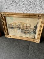 Aquarel Prinseneiland Amsterdam M.H. MacKenzie, Ophalen of Verzenden