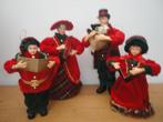 Mooi kerst tafereel Christmas Carollers 4 figuren, Diversen, Kerst, Ophalen of Verzenden, Gebruikt
