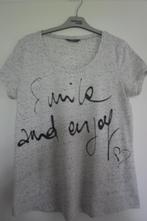 Mooi heel lichtgrijs dames shirt in maat L, Ophalen of Verzenden, Zo goed als nieuw, Korte mouw, Grijs