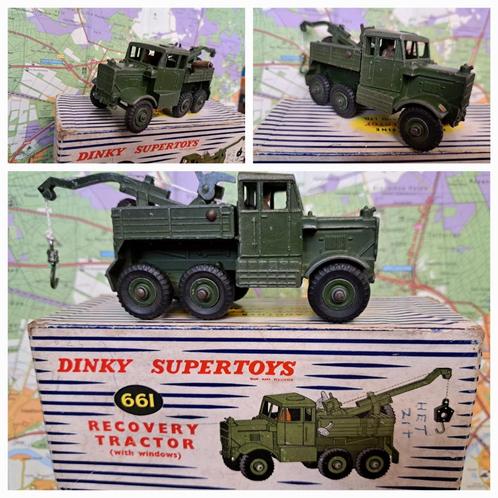 Dinky Toys no 661 Recovery Tractor 1/43, Hobby en Vrije tijd, Modelauto's | 1:43, Gebruikt, Tractor of Landbouw, Dinky Toys, Verzenden