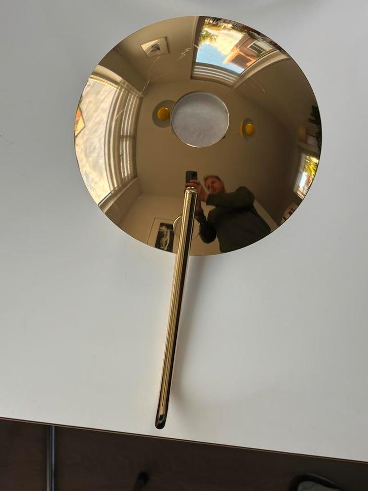 Gouden Estiluz Lamp, Huis en Inrichting, Lampen | Wandlampen, Zo goed als nieuw, Metaal, Ophalen of Verzenden