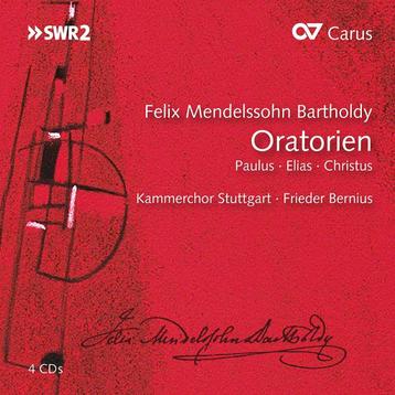 NIEUW 4CD Mendelssohn: Oratorien / Bernius (Carus)  beschikbaar voor biedingen