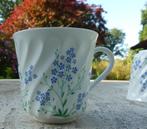 Lomonosov 4 Prachtige Kop en Schotels met Blauwe Bloemen, Huis en Inrichting, Keuken | Servies, Nieuw, Ophalen of Verzenden, Bord(en)