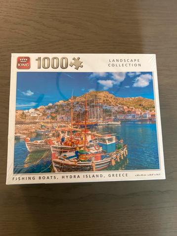 Nieuwe King Puzzel 1000 stukjes - Hydra, Griekenland beschikbaar voor biedingen