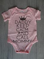 NIEUW! Baby Romper Keep Calm Maar 70 >Snelle Verzending!<, Kinderen en Baby's, Babykleding | Maat 68, Ophalen of Verzenden, Nieuw