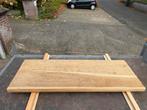 Massief Eiken Tafelblad - Prachtig Hout!, Doe-het-zelf en Verbouw, Hout en Planken, Ophalen, Gebruikt, 25 tot 50 mm, Eiken