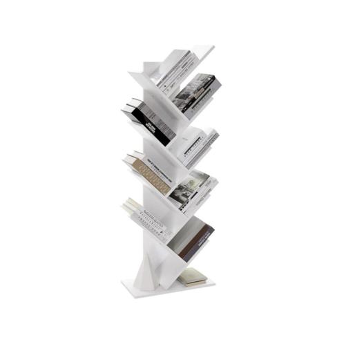 Boekenkast - Kast - Boeken - Wit - 25x50x141,5, Huis en Inrichting, Kasten | Boekenkasten, Nieuw, Minder dan 50 cm, 100 tot 150 cm