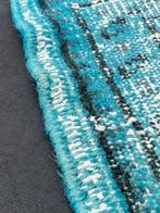 Wollen vloerkleed vintage, Ophalen, Gebruikt, Blauw, 150 tot 200 cm