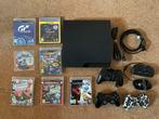 Playstation 3 320GB met 4 controllers en 7 games, Ophalen of Verzenden, Met 3 controllers of meer, Zo goed als nieuw, 320 GB