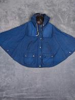 Barbour Poncho Cape Wax 42 Blauw, Kleding | Dames, Jassen | Winter, Barbour, Blauw, Maat 42/44 (L), Ophalen of Verzenden