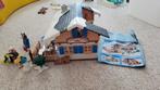 Playmobil skihut 9280 en sneeuwscooter 9285 compleet, Ophalen of Verzenden, Zo goed als nieuw