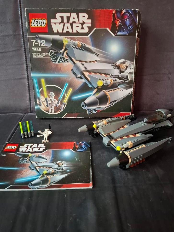 Lego Star Wars 7656 General Grievous Starfighter with box, Kinderen en Baby's, Speelgoed | Duplo en Lego, Zo goed als nieuw, Lego