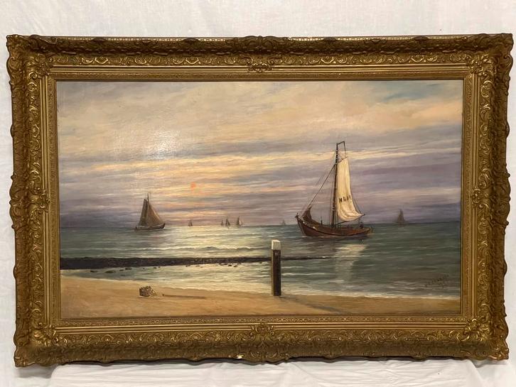 H.A Jaarsma Schilderij HD 14, Antiek en Kunst, Kunst | Schilderijen | Klassiek, Ophalen of Verzenden