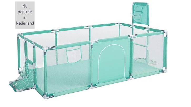 Grondbox te koop turquoise (nieuw), DUMPPRIJS, Kinderen en Baby's, Boxen, Nieuw, Rechthoekig, Ophalen of Verzenden