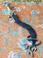 Mooi oud Oosters ceremonieel mes van brons en ijzer 36,6 cm., Antiek en Kunst, Ophalen of Verzenden