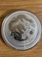 Lunar dragon 2012 - 10 oz zilver - oplage 47.390!!, Ophalen of Verzenden, Zilver