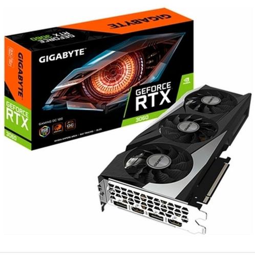 Gigabyte NVIDIA GeForce RTX 3060 OC 12gb Grafische kaart, Computers en Software, Videokaarten, Zo goed als nieuw, Nvidia, GDDR6
