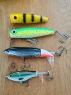 Set met topwater pluggen, Watersport en Boten, Ophalen of Verzenden, Gebruikt, Overige typen