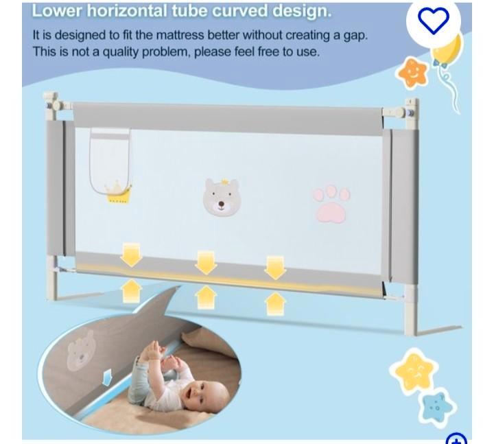 Bedhekje 200 cm kinderbedhek uitvalbescherming, Kinderen en Baby's, Overige Kinderen en Baby's, Nieuw, Ophalen