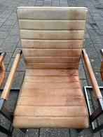 3 leren eetkamerstoelen cognac, Huis en Inrichting, Stoelen, Ophalen of Verzenden