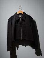 COS zwart vest jack rits maat L large 40 cropped, Ophalen of Verzenden, Zo goed als nieuw, Maat 42/44 (L), Zwart