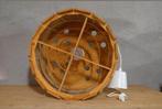 Vintage Scandinavische houten hanglamp – handgemaakt – jaren, Huis en Inrichting, Lampen | Hanglampen, B, Gebruikt, N, Ophalen of Verzenden