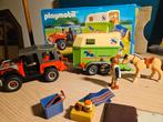 Playmobil 4189 Paardentrailer met Auto, Kinderen en Baby's, Speelgoed | Playmobil, Ophalen of Verzenden, Gebruikt