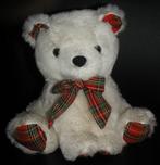 Pluche beertje in Schotse kleuren ( Tartan ), Verzamelen, Beren en Cherished Teddies, Ophalen of Verzenden, Nieuw, Stoffen beer