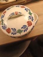 Boerenbondschaal met deksel, Huis en Inrichting, Keuken | Servies, Gebruikt, Ophalen of Verzenden, Schaal of Schalen, Aardewerk