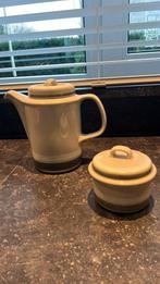 Arabia Salla koffiekan en suikerpot, Gebruikt, Keramiek, Overige typen, Ophalen of Verzenden