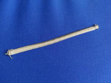 Massief gouden armband, lengte 19,5 cm, 14 krt gemerkt. beschikbaar voor biedingen