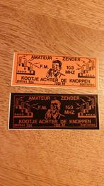 Stickers amateurzender Kootje achter de knoppen DOETINCHEM, Verzamelen, Stickers, Ophalen of Verzenden, Zo goed als nieuw