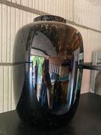 Zwarte Design Vaas - Elegant en Tijdloos, Verzenden, Zwart, Minder dan 50 cm, Glas