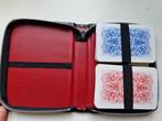 2 kaartspellen met fraaie zwarte etui voor op reis, Ophalen of Verzenden, Zo goed als nieuw, Speelkaart(en)