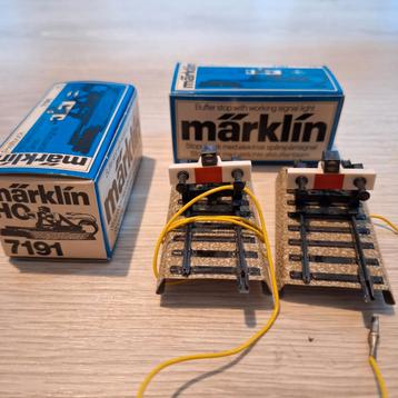 Stootblok Marklin M-rails verlicht beschikbaar voor biedingen