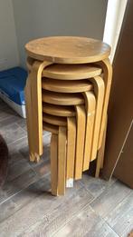 Gratis krukjes, Minder dan 55 cm, Gebruikt, Rond, Hout