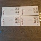 Eerstedagenveloppen Ned. voorz. v. blokken, Ophalen of Verzenden, Nederland